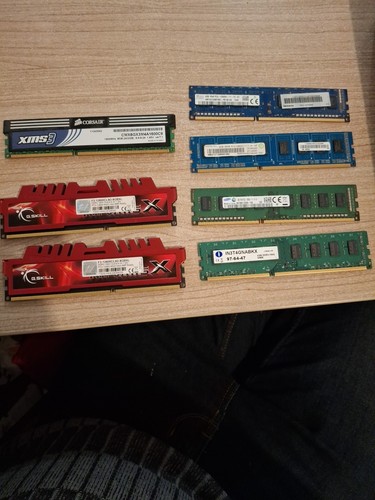 Lot barrettes mémoire - 8,