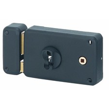 Serrure de portail en applique