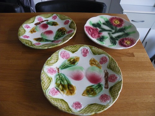 Assiettes barbotine - assiettes,