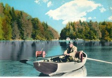 PUY DE DOME  LE LAC DE PAVIN  Pèche au treuil de l'omble  ( cpsm)