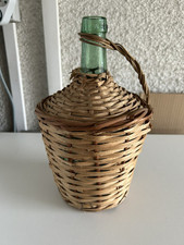 Ancienne Petite Dame-Jeanne Verre Osier