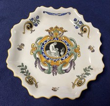Ancienne assiette faince gien - ancienne,