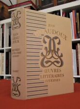 Jean GIRAUDOUX.- Oeuvres littéraires diverses.- Cartonnage 1958, ill. Foujita...