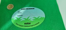  Autocollant AIR FRANCE   ESTOR BAGAGES Métalliques, Légers,Pratiques.
