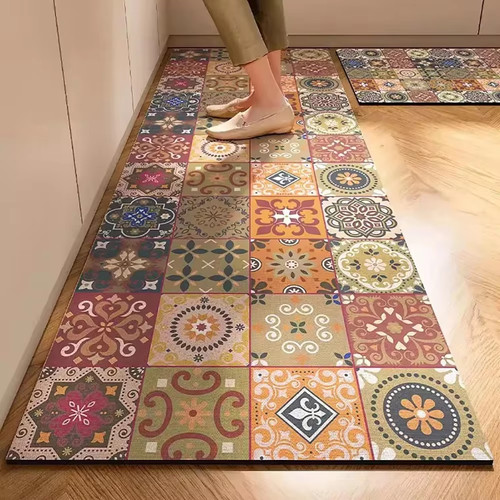 Kitchen mat absorbent - mat, printed