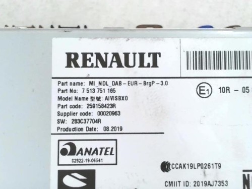 Autoradio origine renault - d'origine,