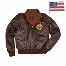 Blouson Aviateur Cuir A2 des Tigres Volants COCKPIT USA  MADE IN USA Taille 38