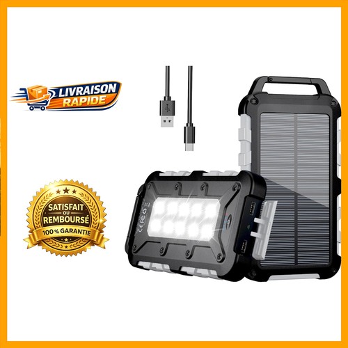 Batterie externe solaire - batterie,