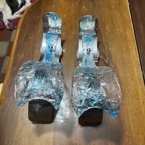 Pair chrome steel and - of,