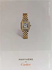 CARTIER vintage Watch Print Ad ! " Panthere Watch "