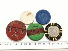 LOT 5 JETONS CASINO REF26058J
