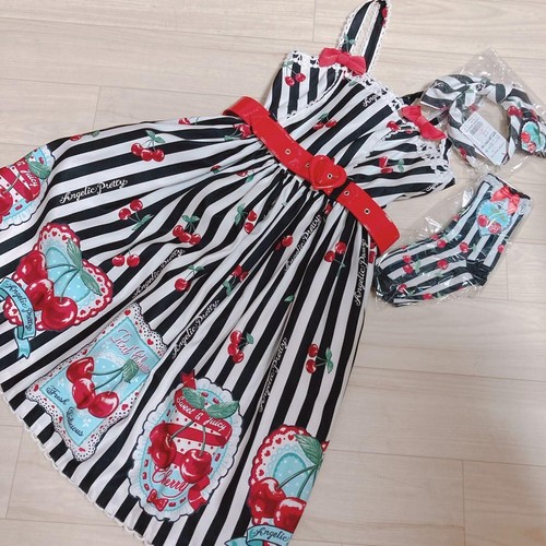 Cherry stamp jsk socks - kc,