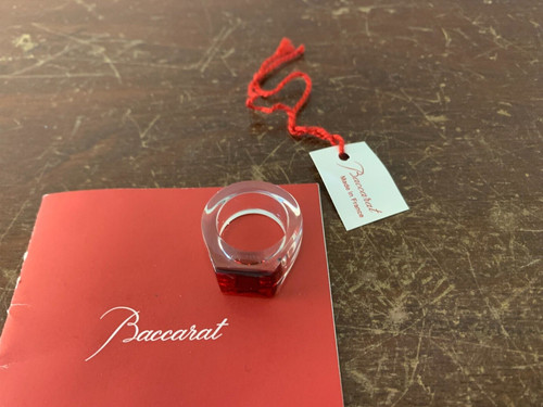 Bague chevalière rouge - , et