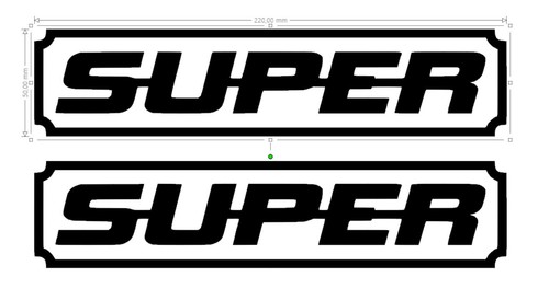 Stickers super scania - 2x,