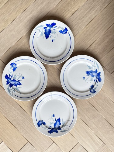 Assiettes plate faïence - plate, en