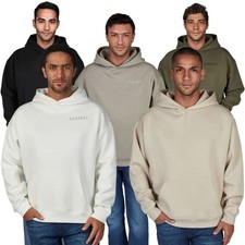 Hoodie Denimfy Pour Hommes Oversize Avec Imprimé DFMaxim Sweat À Capuche