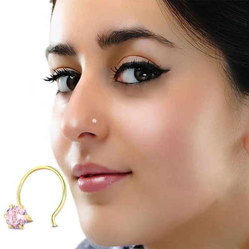 Broche nez or massif - broche,