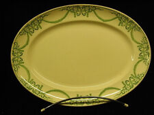 CREIL MONTEREAU RARE PLAT DE SERVICE OVALE NAPOLÉON LABRADOR CÉRAMIQUE FRANÇAISE