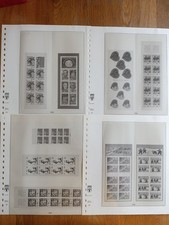 Feuilles timbres lindner pour - feuilles,