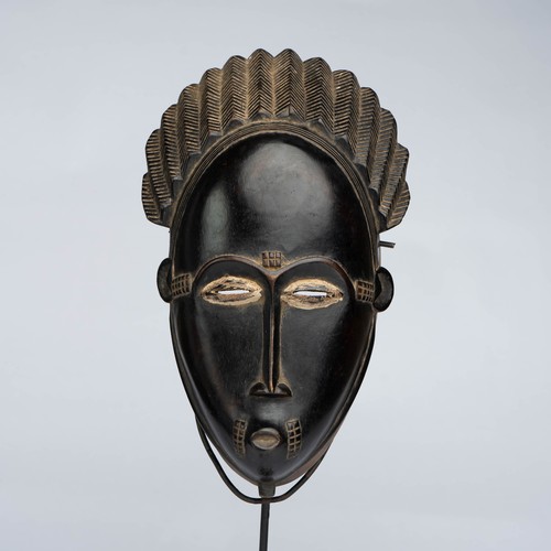 0289 masque baoule - masque, socle