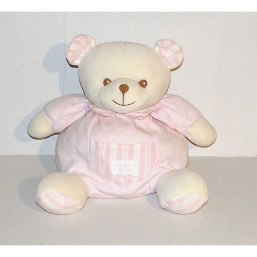 Doudou ours boule - rose, tartine