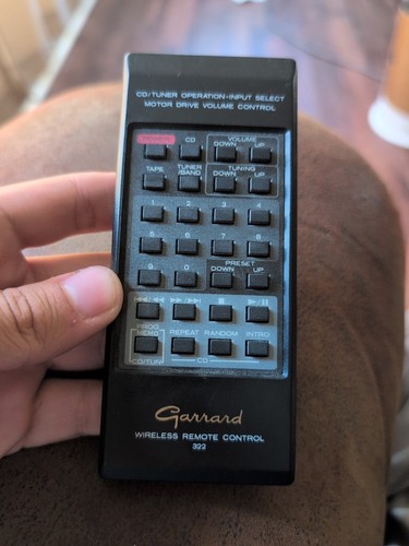 Garrard wireless remote - garrard,