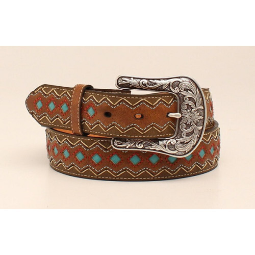 Ceinture cuir ariat western - ceinture, en