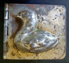 Ancien petit moule à chocolat en métal "MATFER" IL( CANARD ) à charnière.