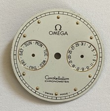 CADRAN MONTRE OMEGA CONSTELLATION CHRONOMETER @ 25,00 MM DIAM @ OMEGA DIAL WHITE