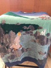 Pull TIN TIN ADVENTURES  ALPACA +WOOL MEDIUM/ ADULTE/VINTAGE BD COLLECTOR