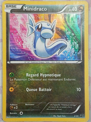 Carte pokemon minidraco holo - carte,