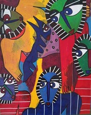 dessin technique mixte  Pierre Sendrey dit "Silvin" format 32x24 signé au dos