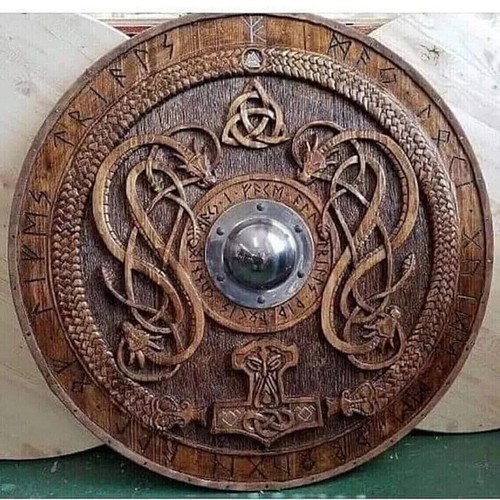 Bouclier viking rond - viking,