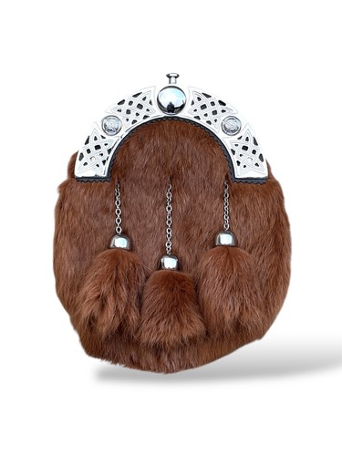 Sporran fourrure marron - sporran, en