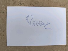 AUTOGRAPHE SERGE REGGIANI SIGNATURE ORIGINALE 1981 TBE