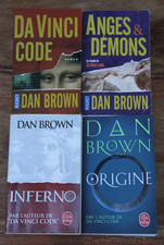 DAN BROWN - LOT DE 4 LIVRES -