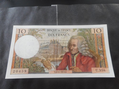Billet francs voltaire - francs,