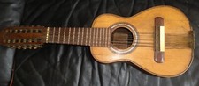 Guitare 12 cordes très ancienne JAIME RIBOT Barcelona à restaurer Luthier v 1900