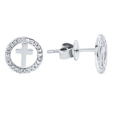 14K WHITE GOLD PAVE NATURAL