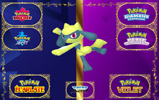Pokemon Riolu SHINY 6 IV-31 Ecarlate-Violet/Diamant-Perle/Bouclier-Epée