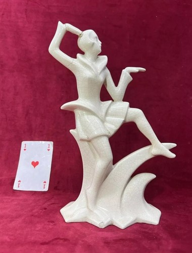 Lady women crackle glaze - women,