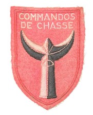 INSIGNE TISSU BRODÉ COMMANDOS