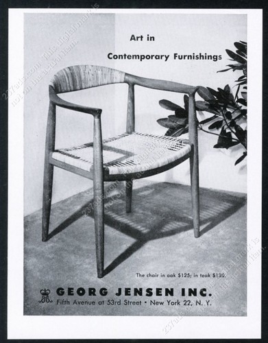 1952 hans wegner danish modern - hans,