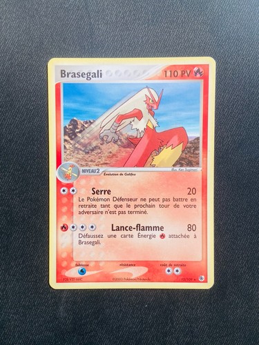 Carte pokémon braségali - carte,