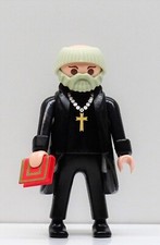 Prêtre Pasteur Spirituelle Playmobil Pour Victorian 1900 Western Custom - RAR