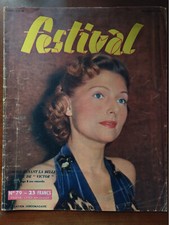 FESTIVAL n°79 du 27/12/1950; Roman-Photo/ Simone Renant/ Françoise Christophe
