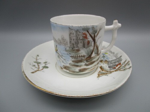 Tasse café ancienne en - café,