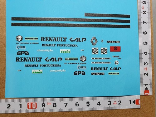 Decals renault trafic - 1/43,