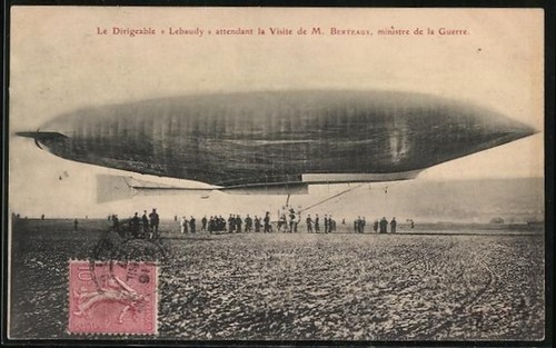 Carte postale dirigeable - carte,