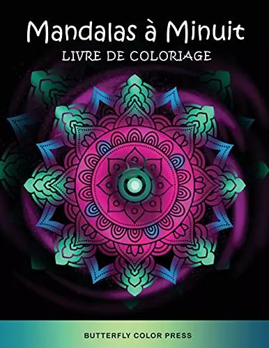 Mandalas minuit livre - à,